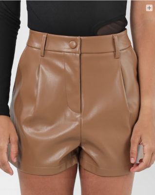 Women leather Shorts